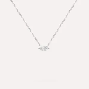 1/4 carat Marquise Floating Diamond Necklace
