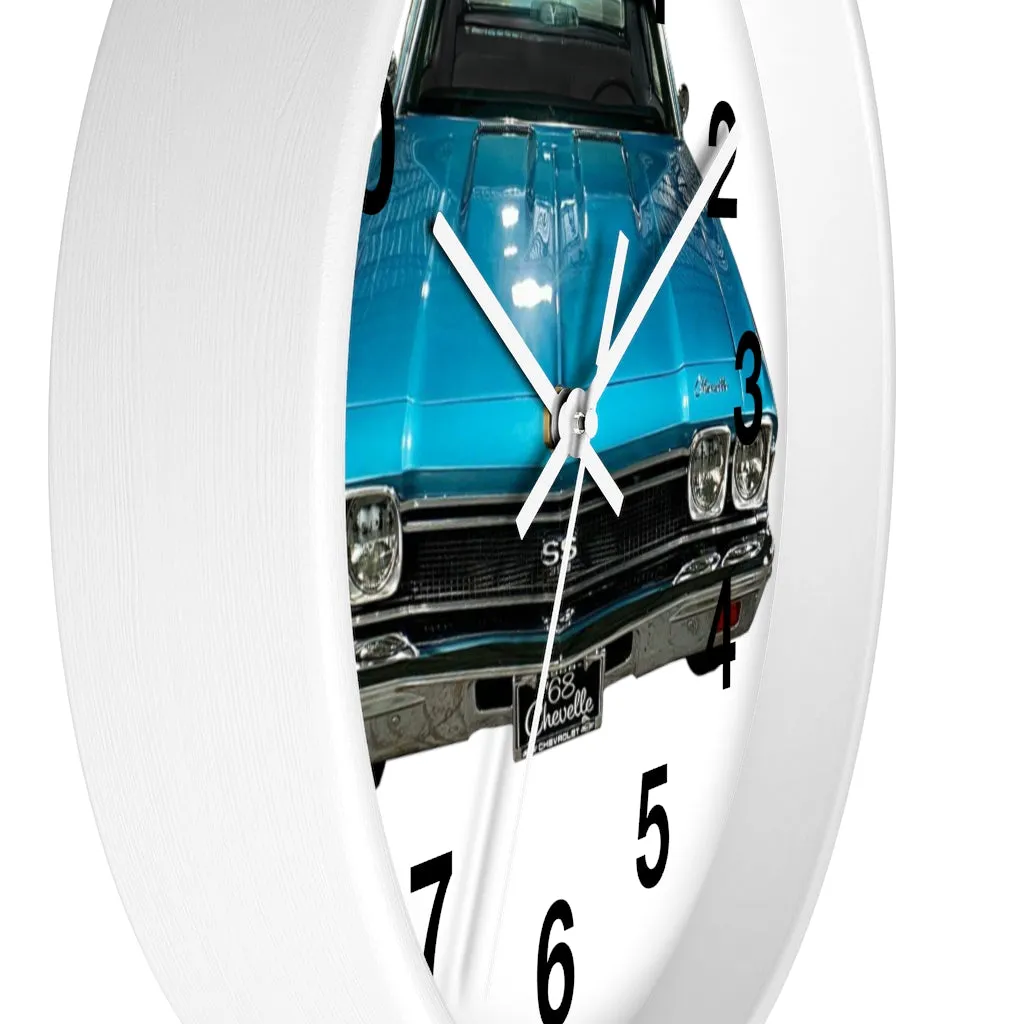 1968 Chevelle Wall clock Classic Muscle Car Guy Gift,lover,Camaro,GTO,firebird,nova,corvette,hot rod,Chevrolet,chevy