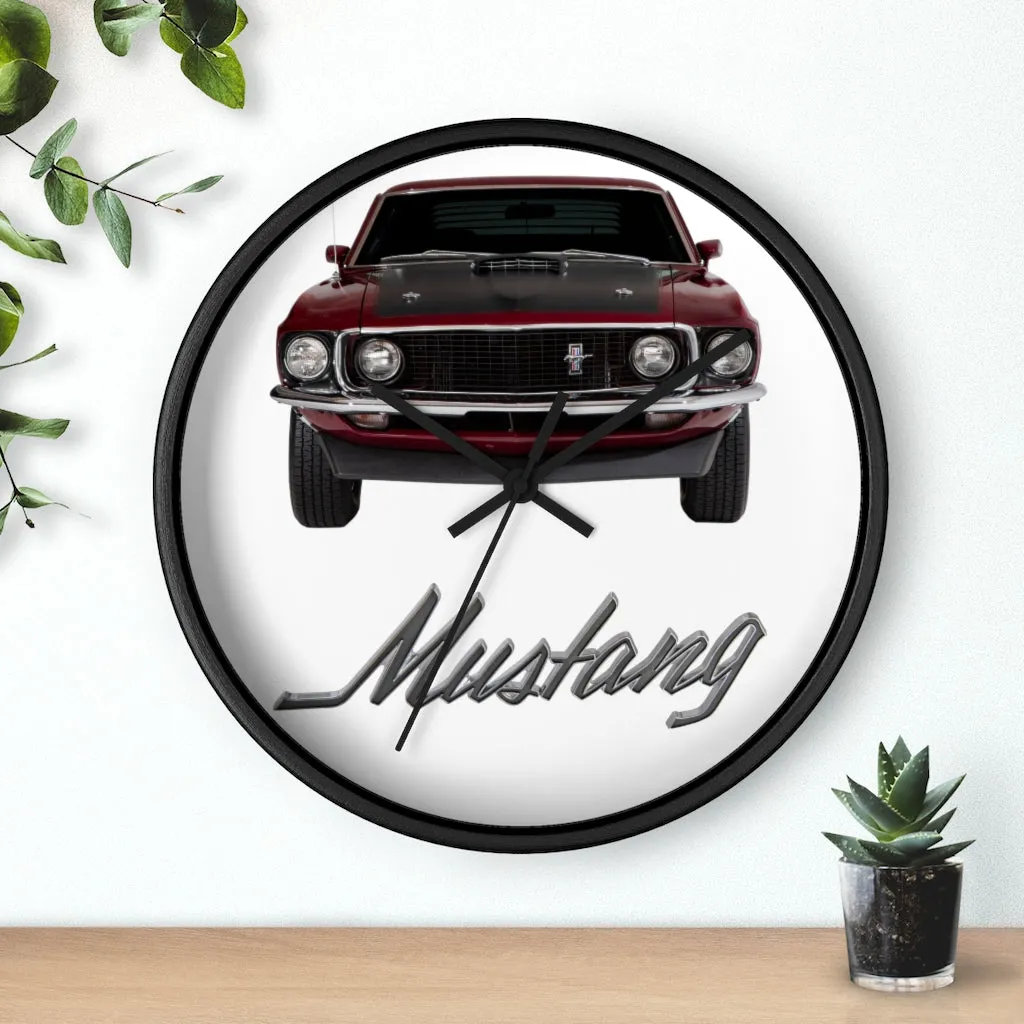 1969 Mustang Wall clock Gift Decor Classic Muscle
