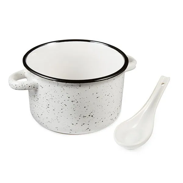 20 Oz. Campfire Soup Bowl With Spoon (Q268622)
