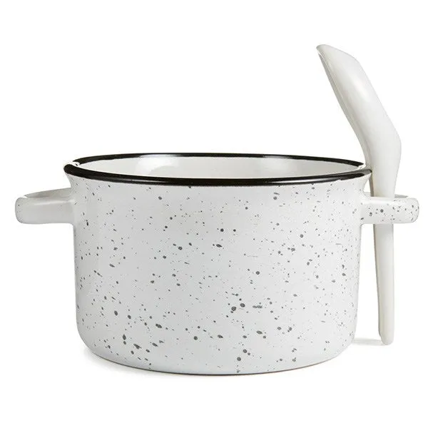 20 Oz. Campfire Soup Bowl With Spoon (Q268622)