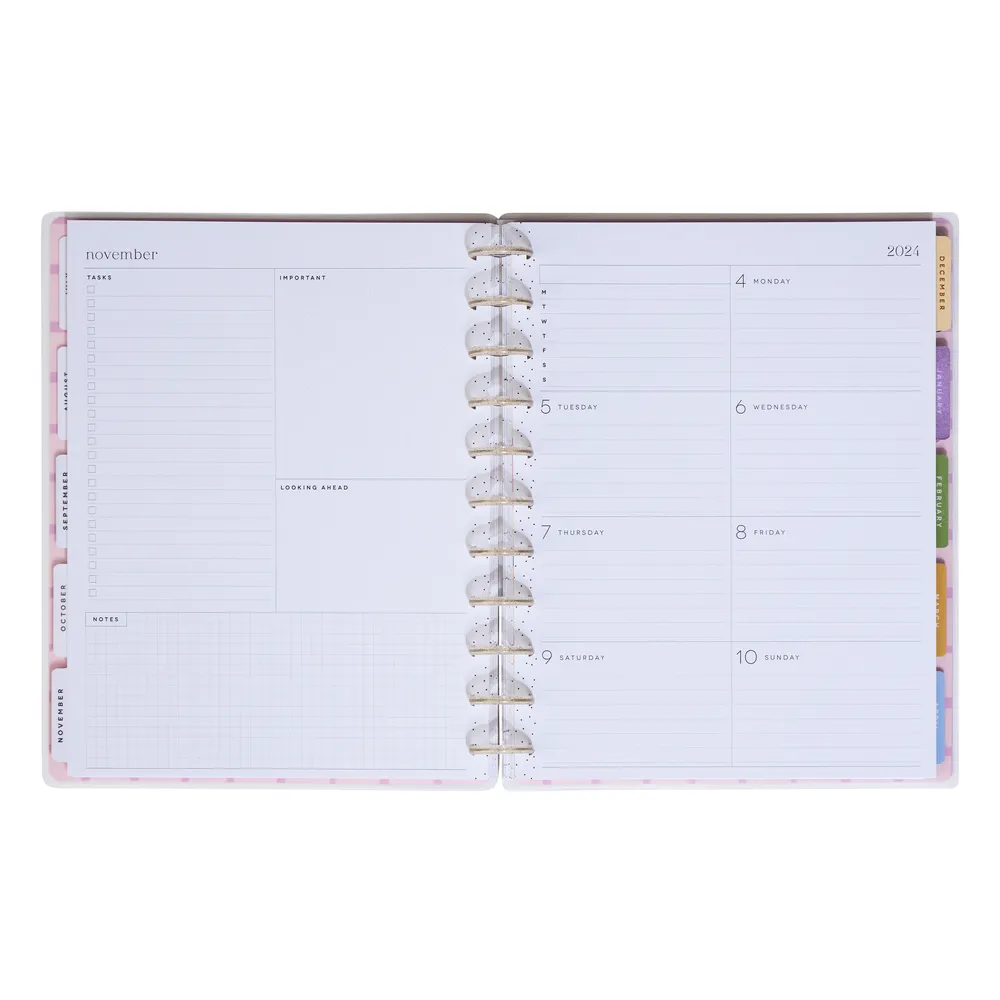 2024 Plants & Patterns Happy Planner - Big Dashboard Layout - 12 Months
