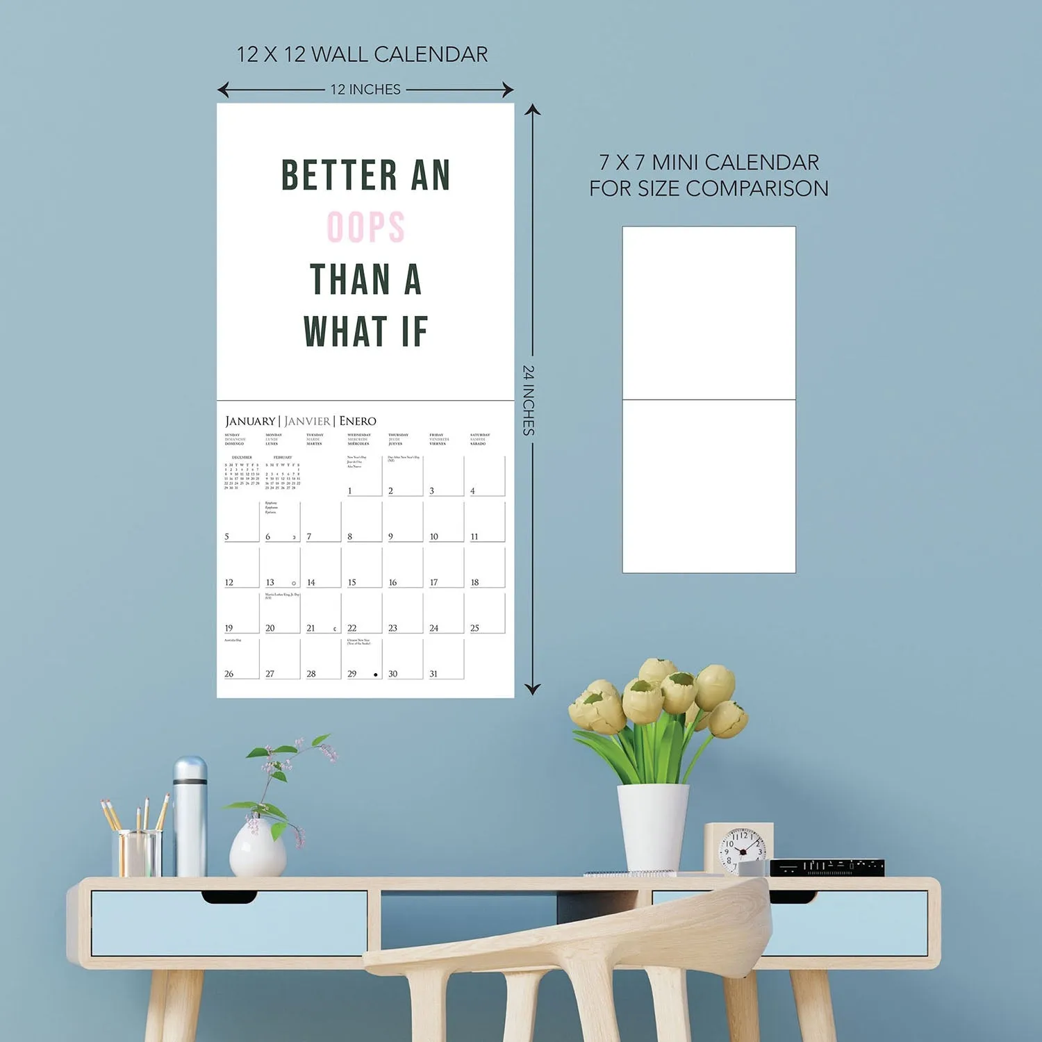 2025 Girl Boss Wall Calendar