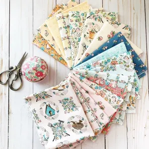 21 Fat Quarter Bundle - Garden Party by Poppie Cotton