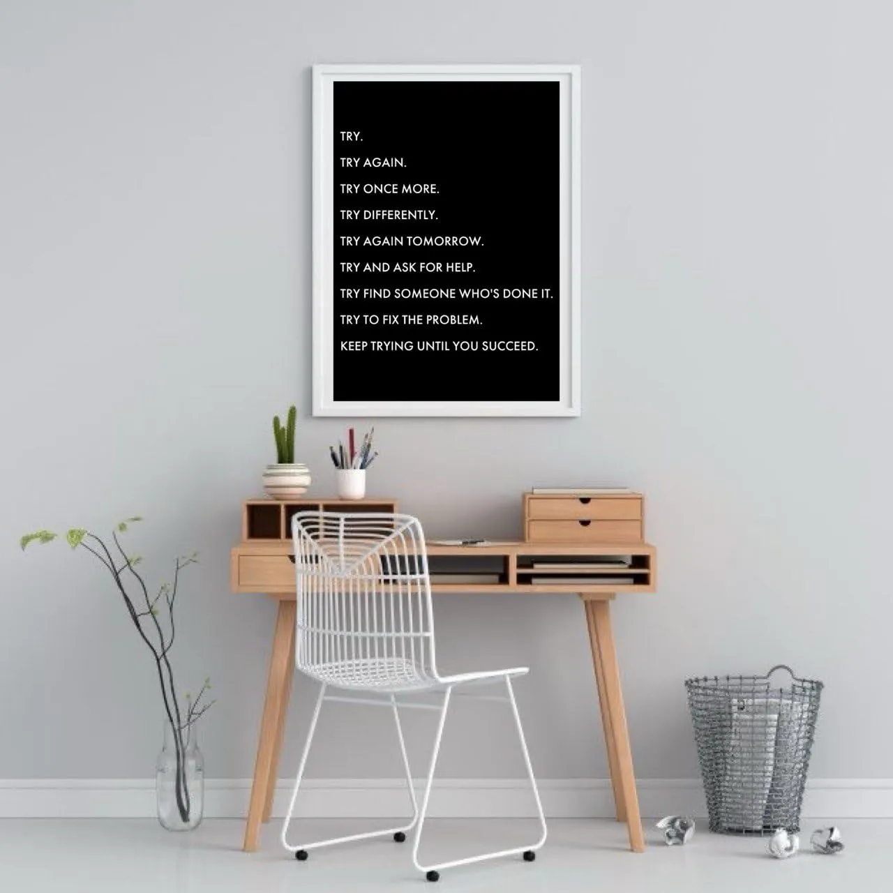 21st cen arts - motivational quote photos Frames for Students & Entrepreneurs-Perfect for Startups, and Home Offices -perfect gifted product- A4 Size, Easy-to-Hang, Uplift, Motivate, Succeed