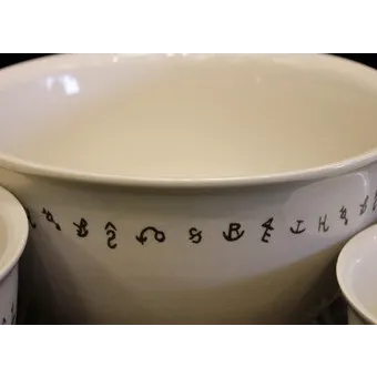 3 Piece Stoneware Mixing Bowls with Brands