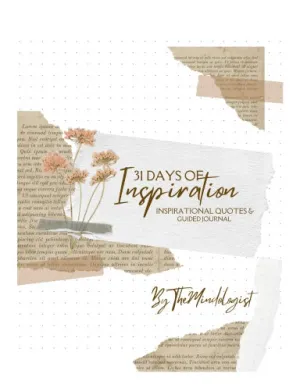 31 Day Inspirational Quotes Journal