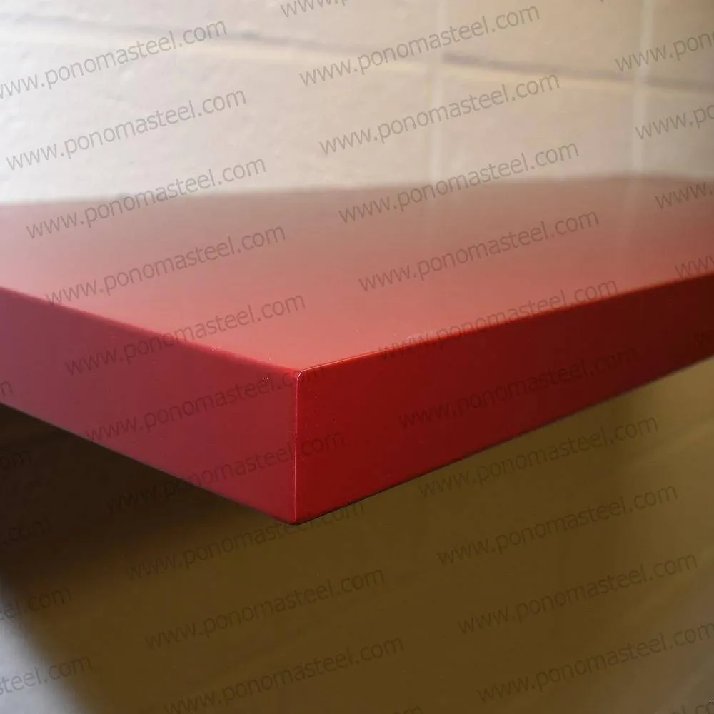 33"x12"x1.5" (cm.84x30.5x3.8) brushed stainless floating shelf with 2 LED lights