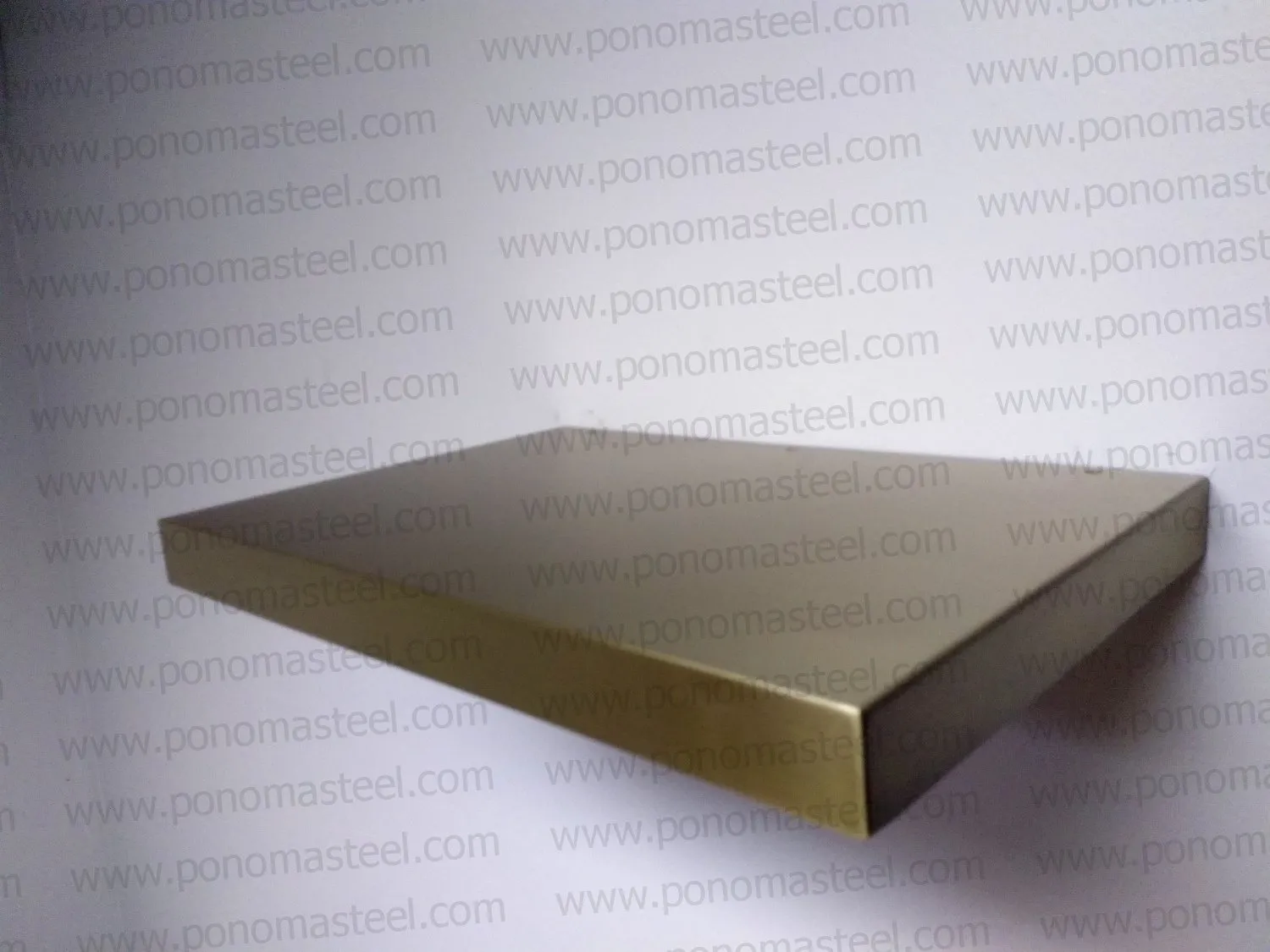 36"x12"x1.5" (cm.91.5x30.5x3.8) painted stainless steel floating shelf