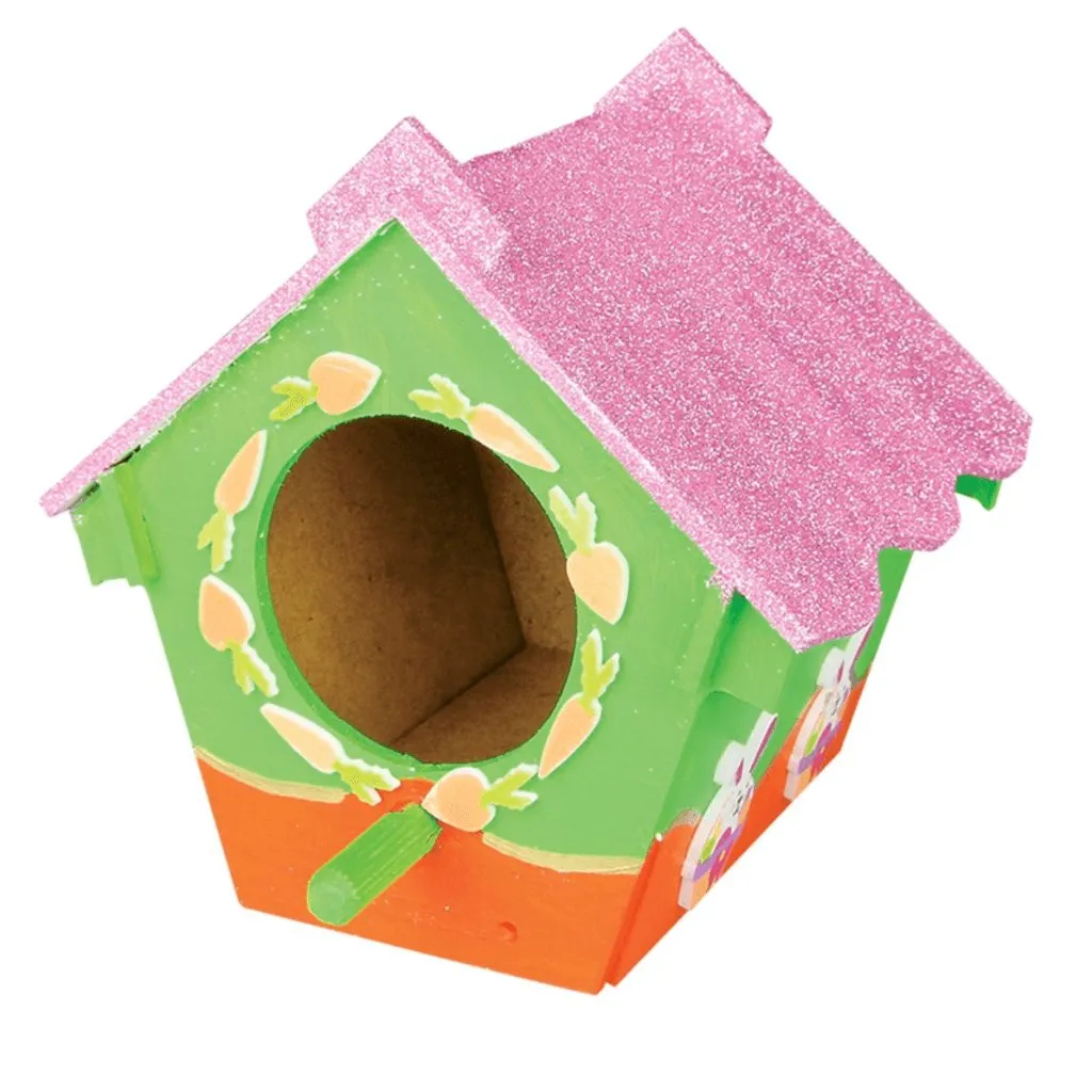 3D Wooden Birdhouses - Pack of 10