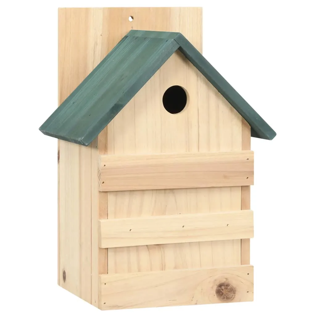 4x Wood Bird Houses