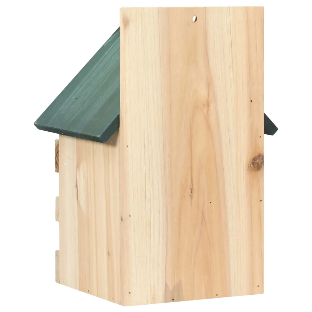 4x Wood Bird Houses