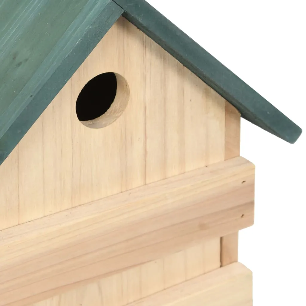 4x Wood Bird Houses