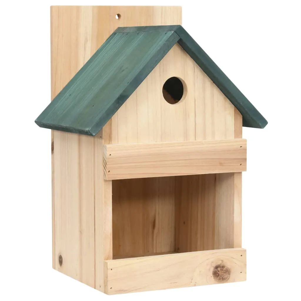 4x Wood Bird Houses