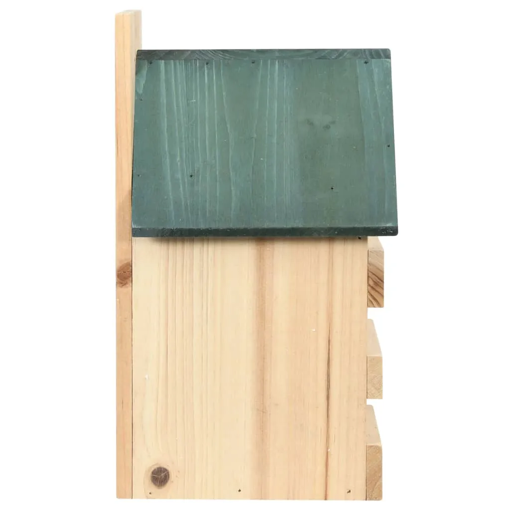 4x Wood Bird Houses