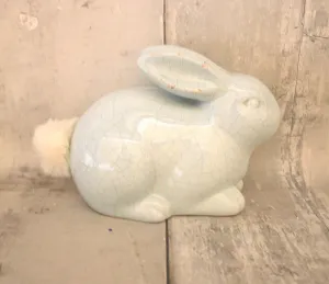 5.5" Blue Crackle Bunny