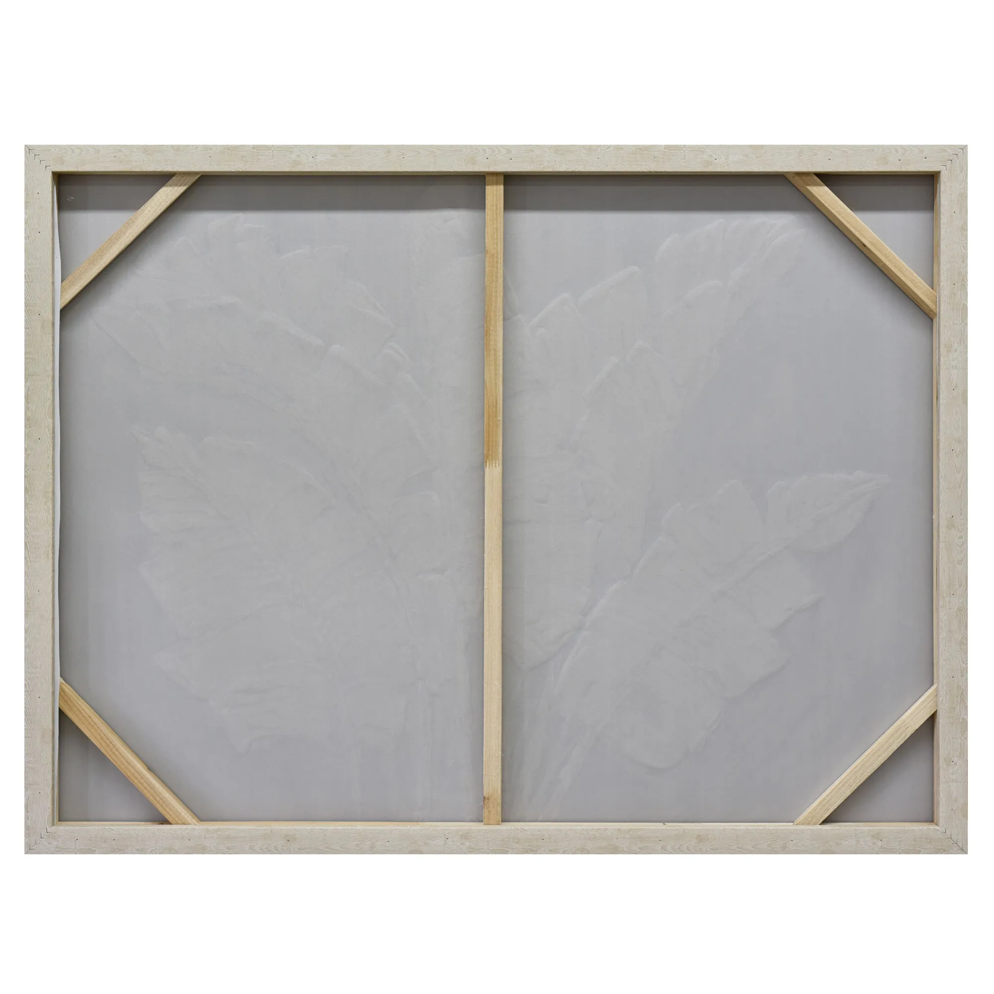 90X120cm Ethereal Paradise Light Wood Framed Hand Painted Canvas Wall Art