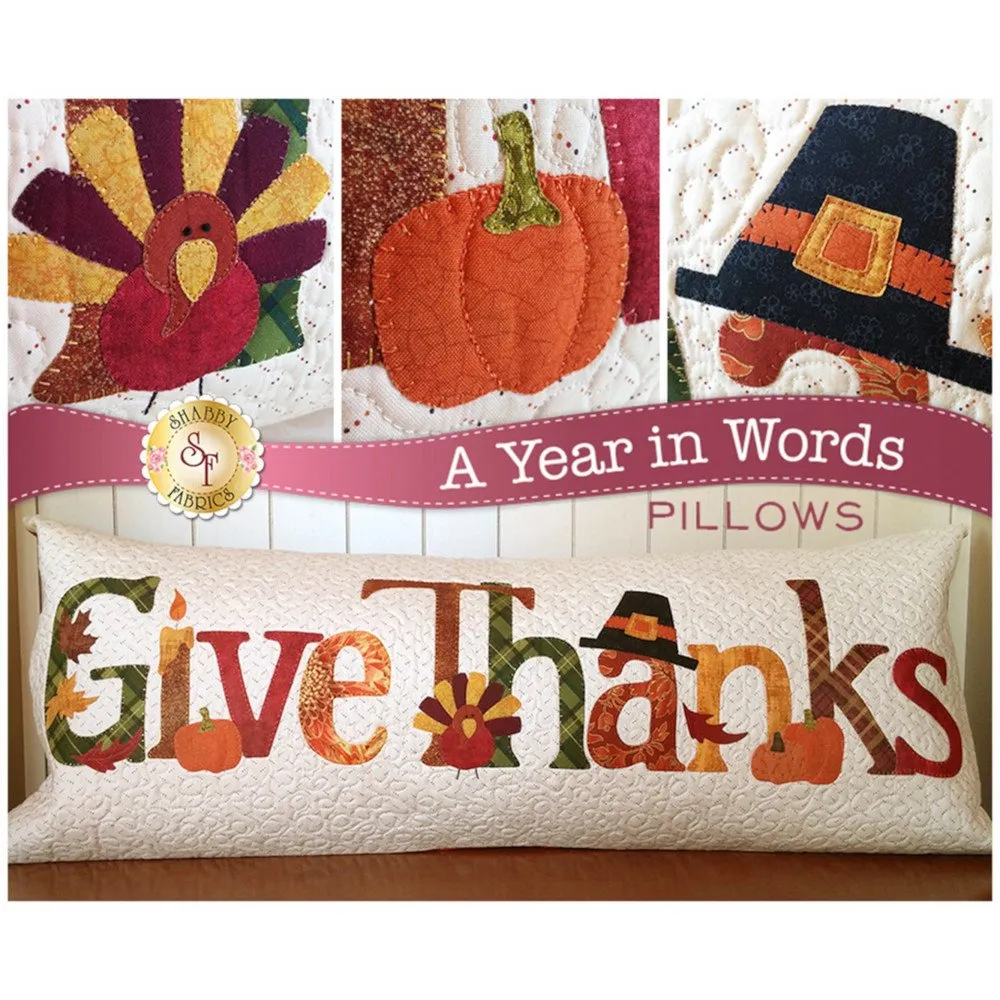 A Year in Words Pillow Pattern Series