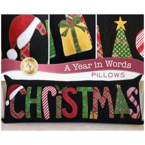 A Year in Words Pillow Pattern Series