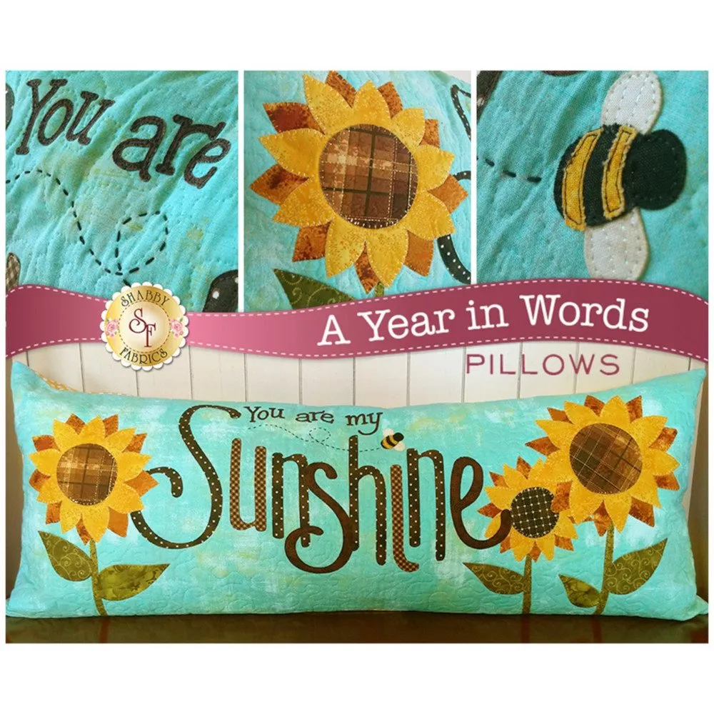 A Year in Words Pillow Pattern Series