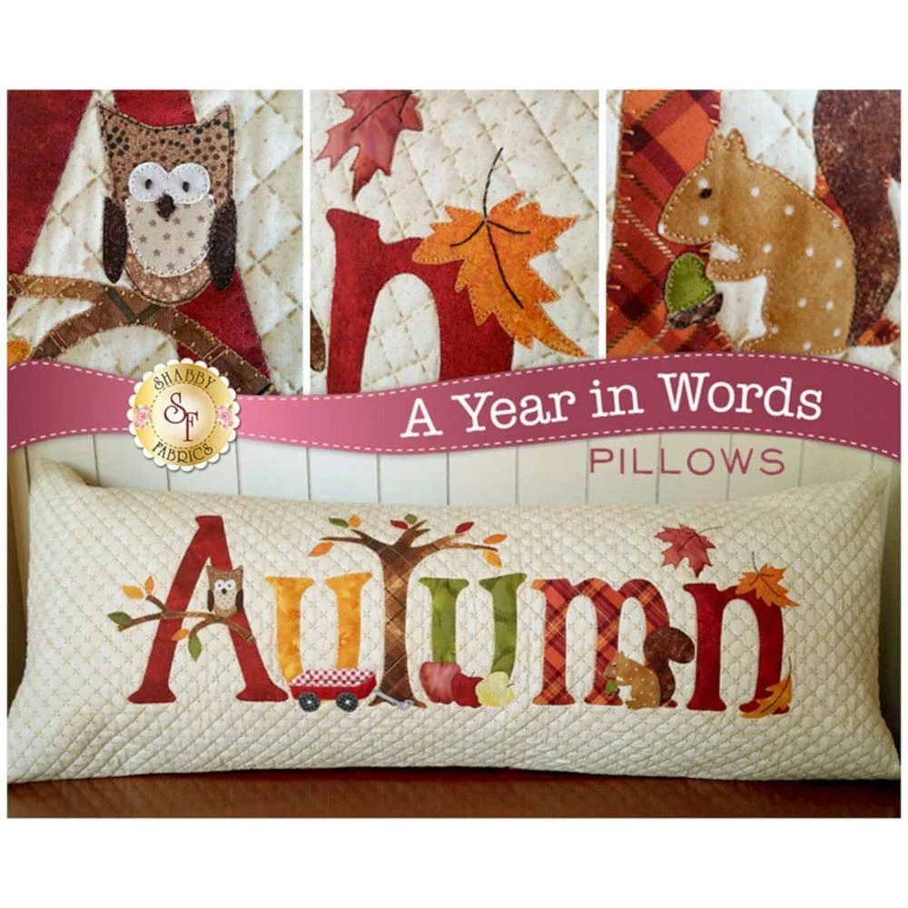 A Year in Words Pillow Pattern Series