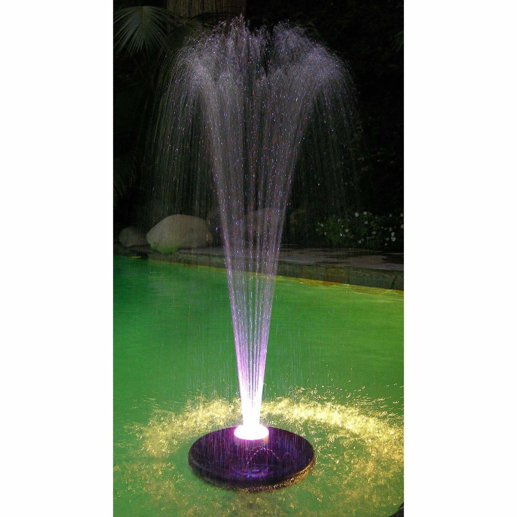 Alpine Floating Spray Fountain w/ 48 LED light & 550 GPH Pump