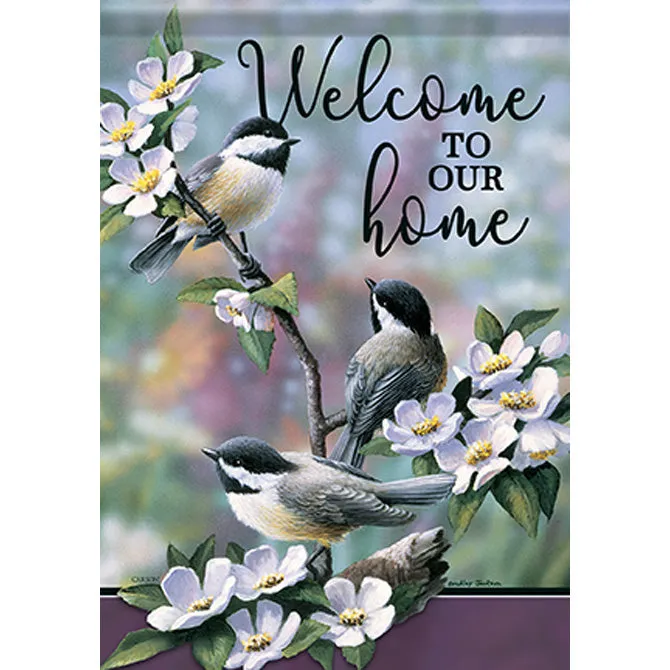 Apple Blossom Time Double Sided Garden Flag