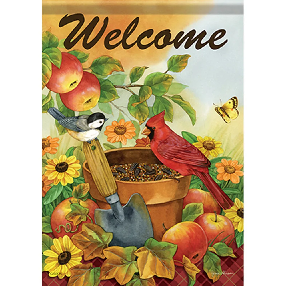 Apples & Ivy House Flag