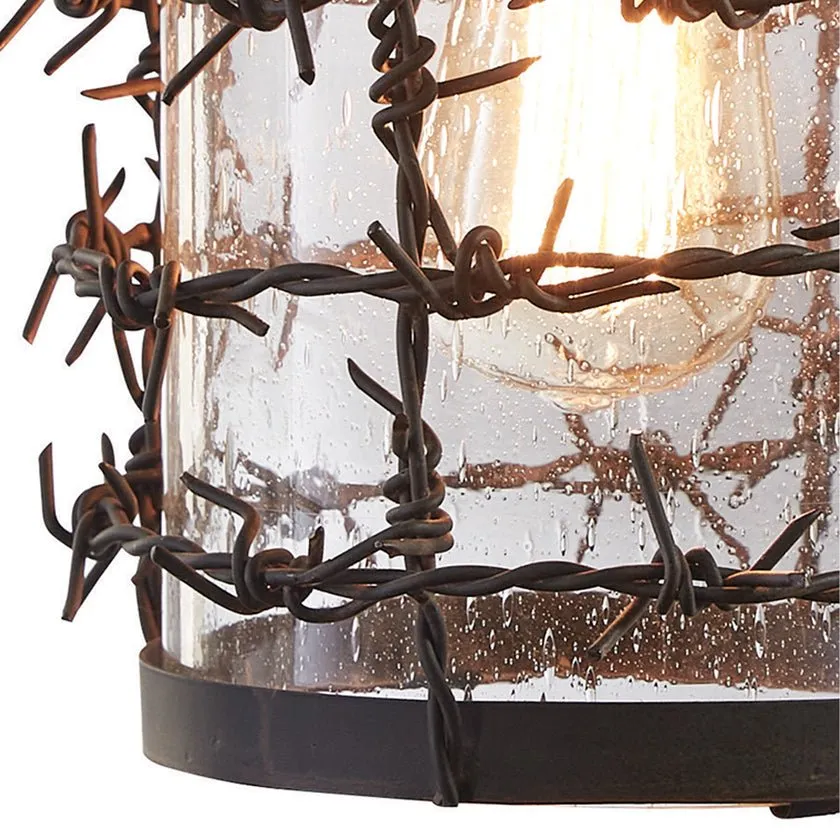 Barbed Wire Pendant Light