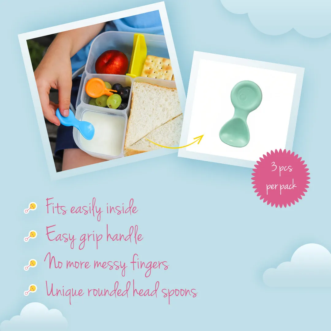 B.box Mini Spoon Set -Pastel Pack of 3