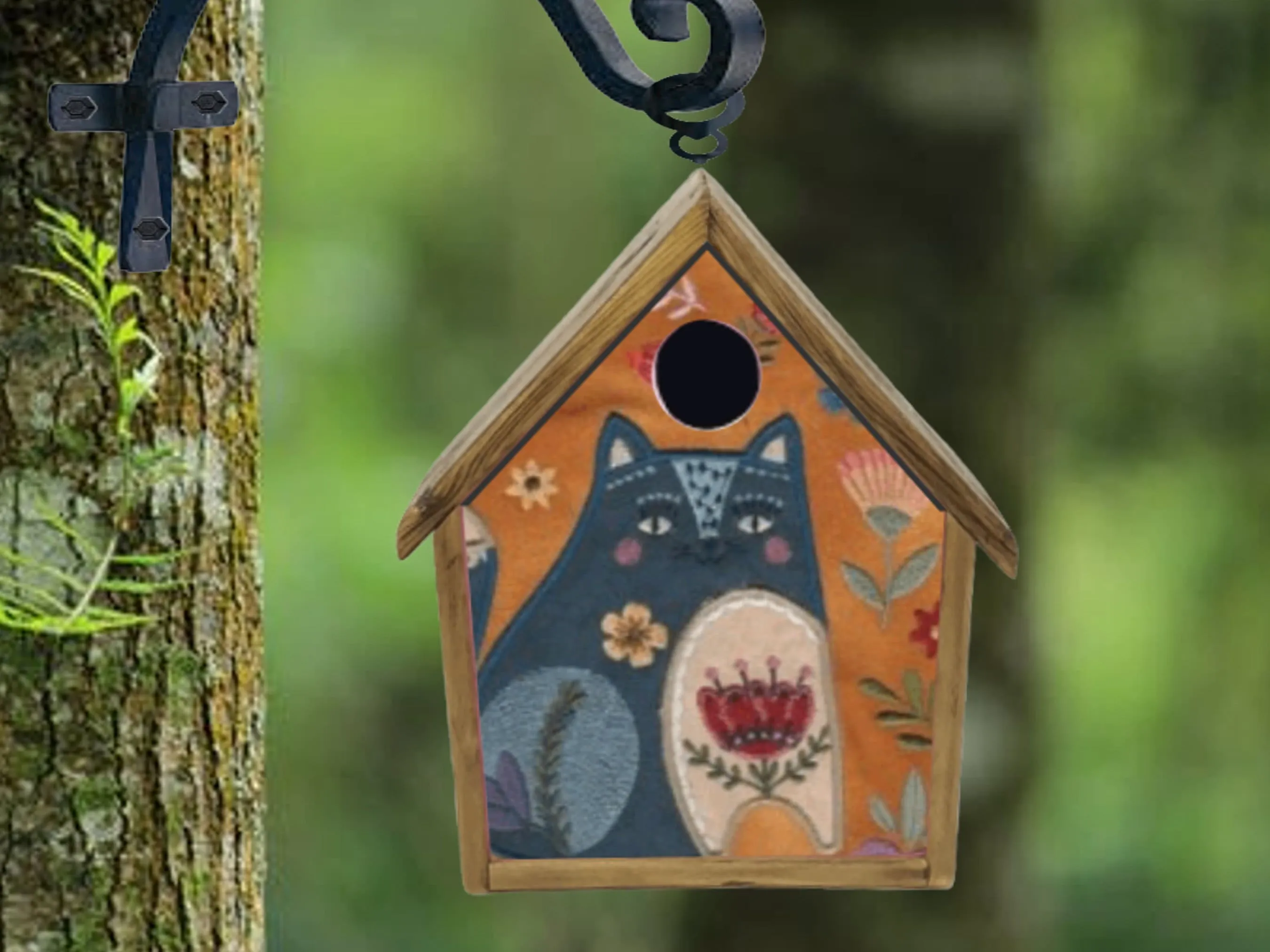 Birdhouse Bird House Handmade Custom Design Are You My Mother