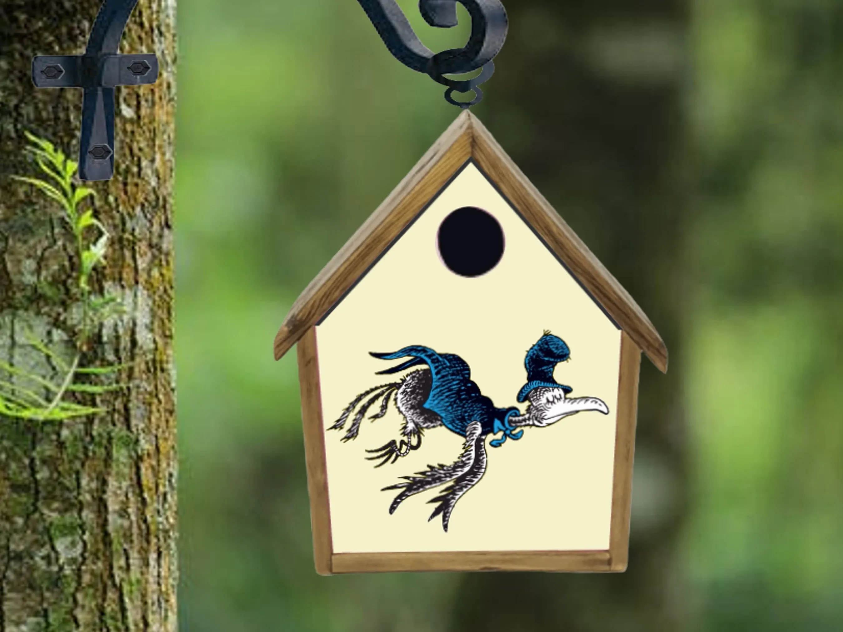 Birdhouse Bird House Handmade Custom Design Are You My Mother
