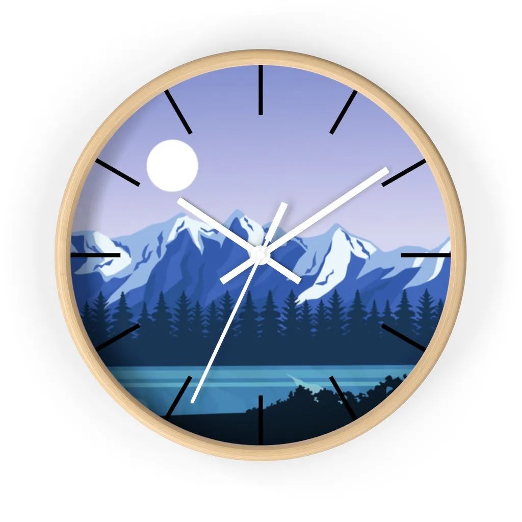 Blue Mountain Wall Clock