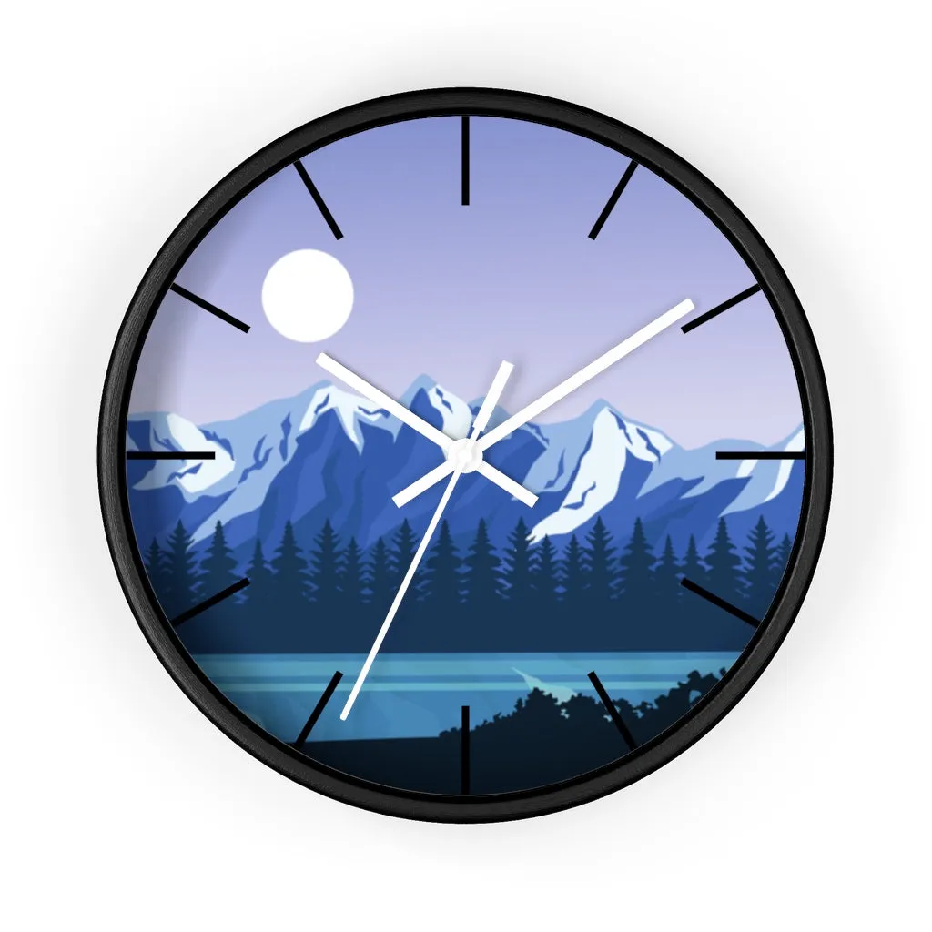 Blue Mountain Wall Clock