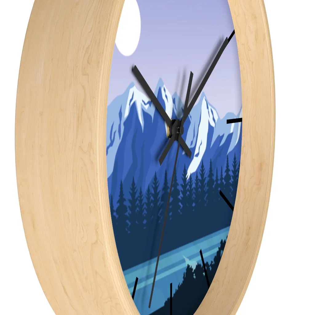 Blue Mountain Wall Clock