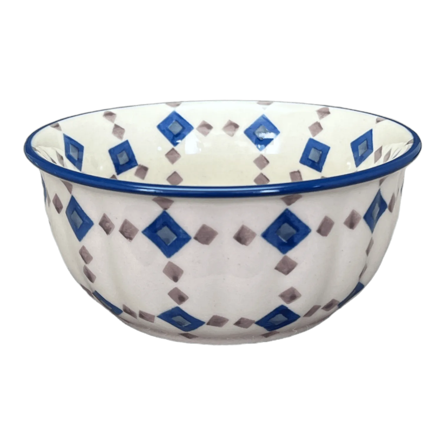 Bowl, Round, 5.5" in "Diamond Quilt" by Manufaktura | M083U-AS67