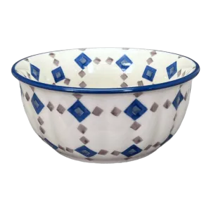 Bowl, Round, 5.5" in "Diamond Quilt" by Manufaktura | M083U-AS67