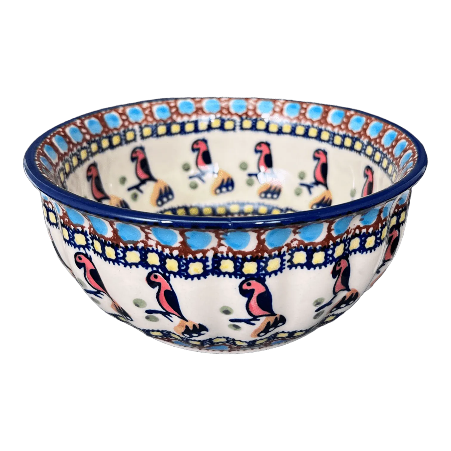 Bowl, Round, 6.5" in "Ptak Parade" by Manufaktura | M084S-KLP