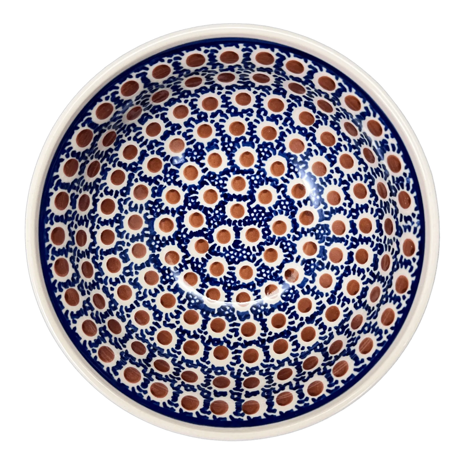 Bowl, Round, 6.75" in "Chocolate Drop" by Manufaktura | M090T-55