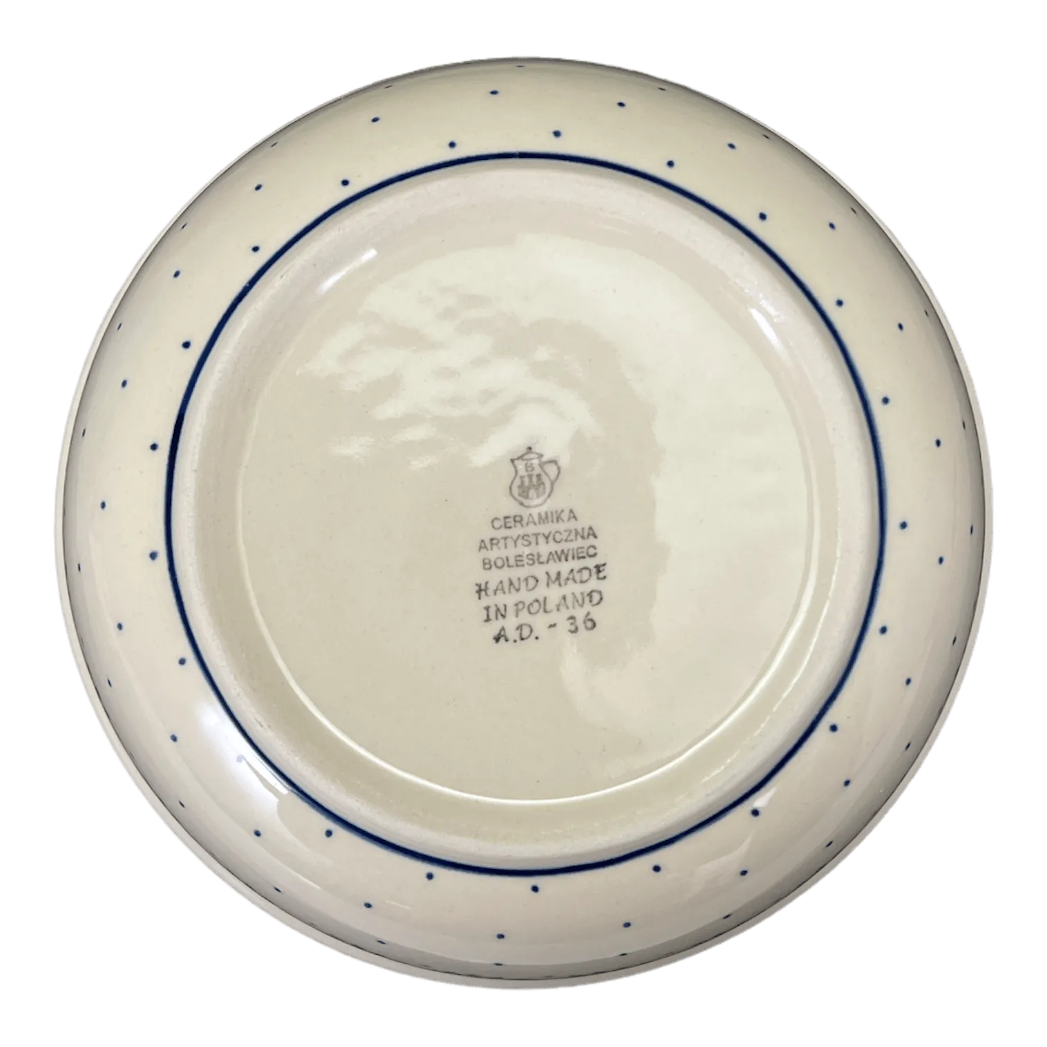 Bowl, Round, 7.75" in "Sunny Circle" by Ceramika Artystyczna | A211-0215