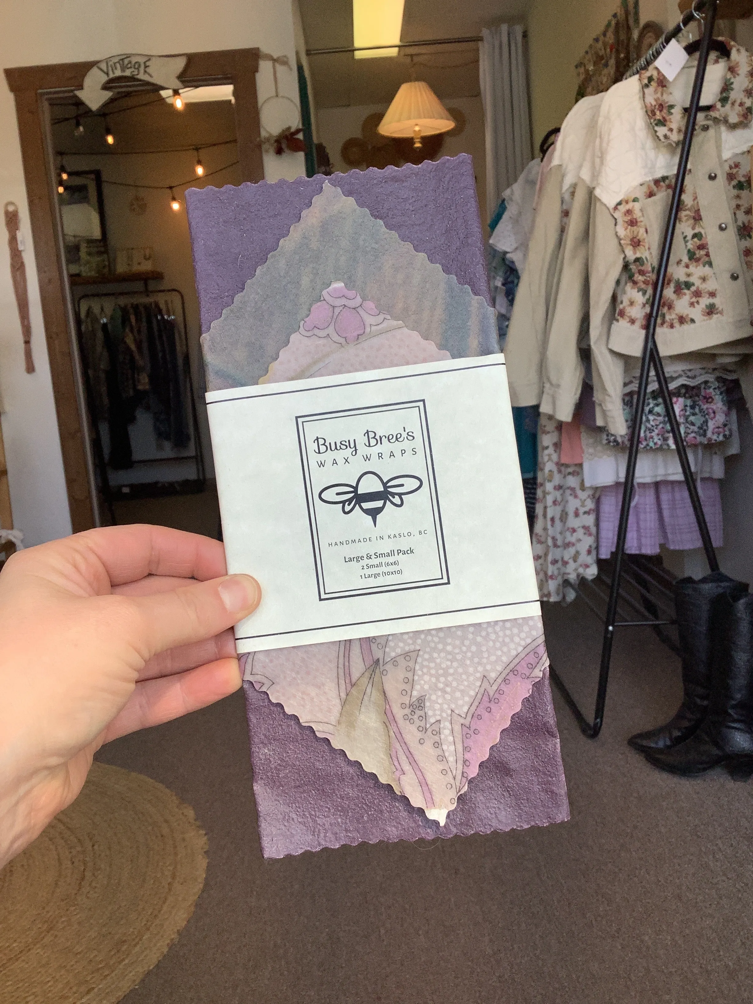 Busy Brees Wax Wraps Large and Small Pack