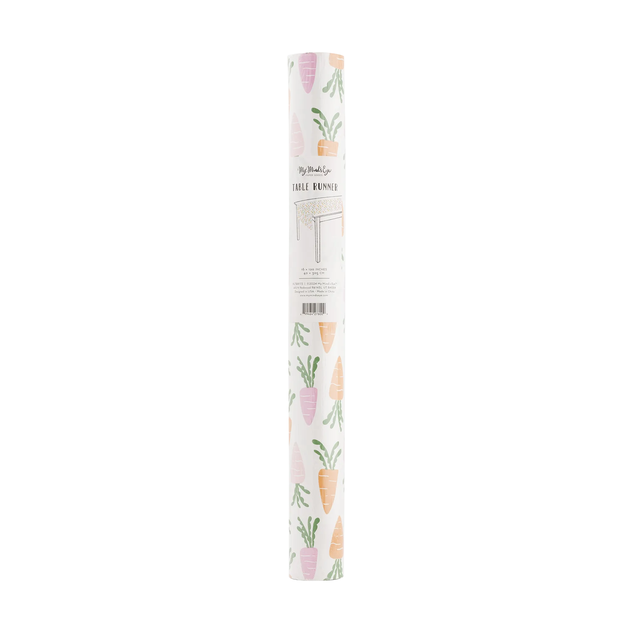 Carrots Paper Table Runner