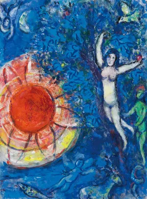 Circle Of Creation (Autour De La Creation)  - Marc Chagall - Surrealist Painting - Art Prints