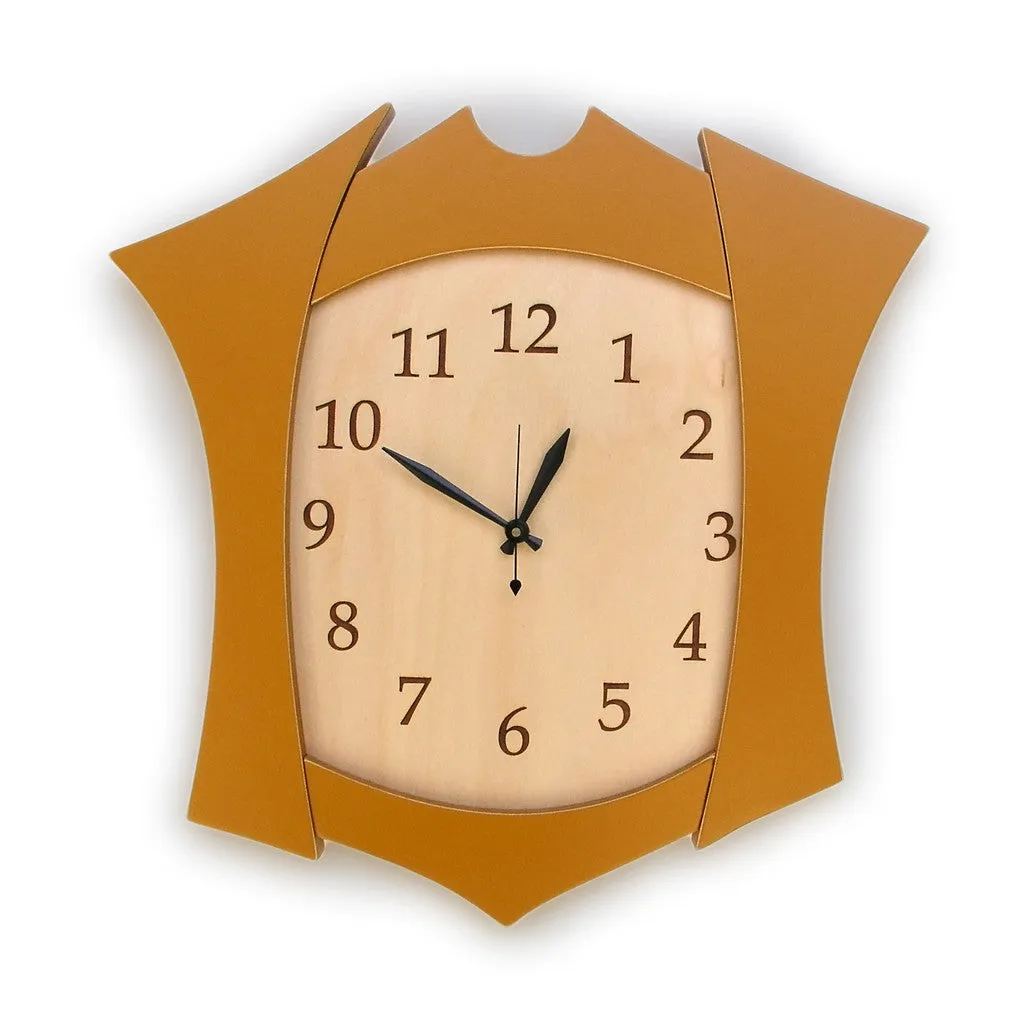 Clock No. 5 - Pieced Wall Clock