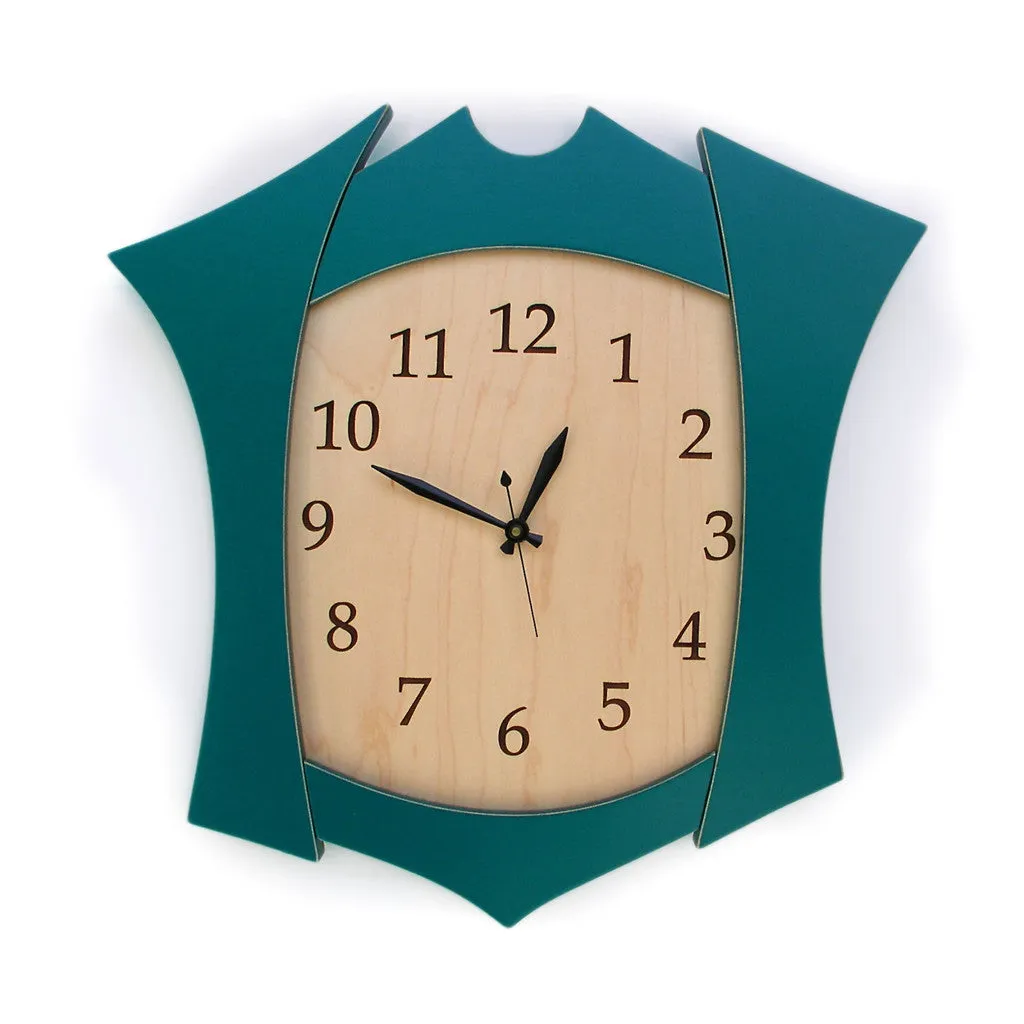 Clock No. 5 - Pieced Wall Clock