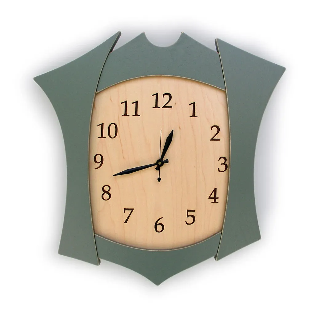 Clock No. 5 - Pieced Wall Clock