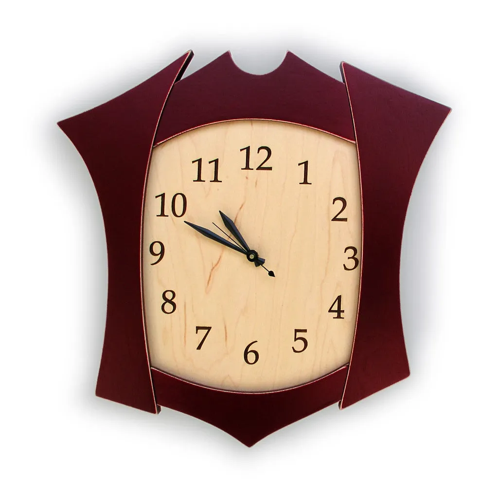 Clock No. 5 - Pieced Wall Clock