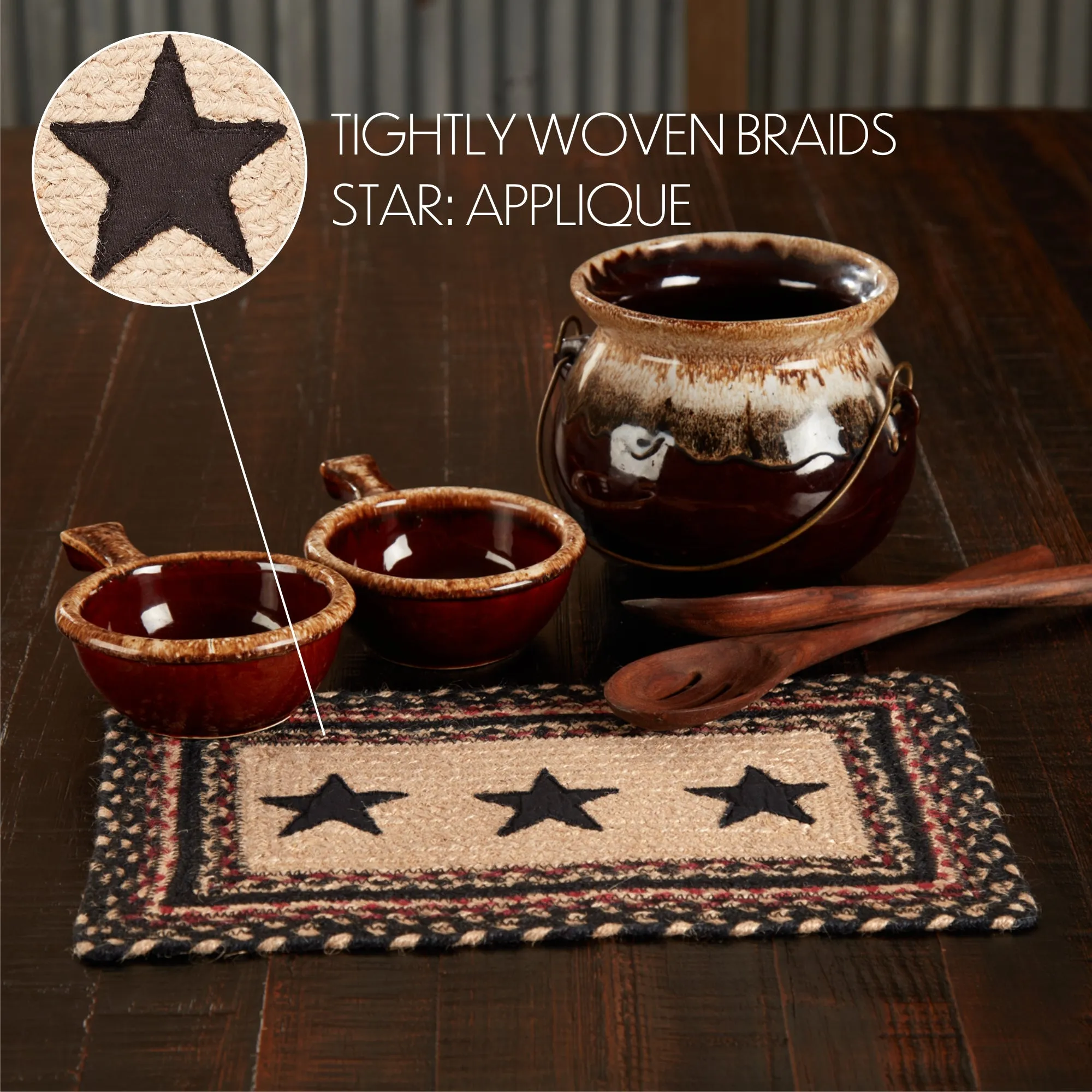 Colonial Star Jute Placemat