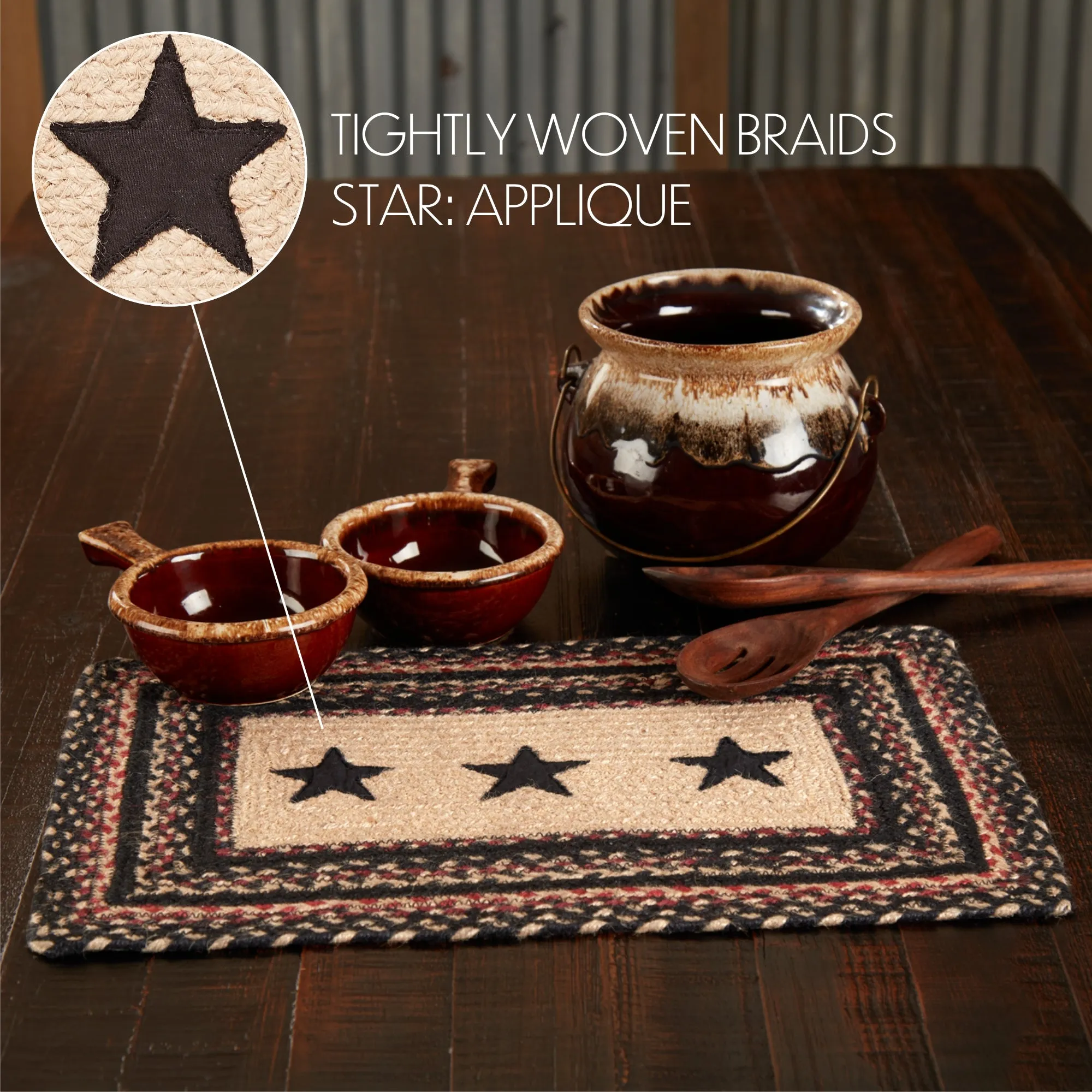 Colonial Star Jute Placemat