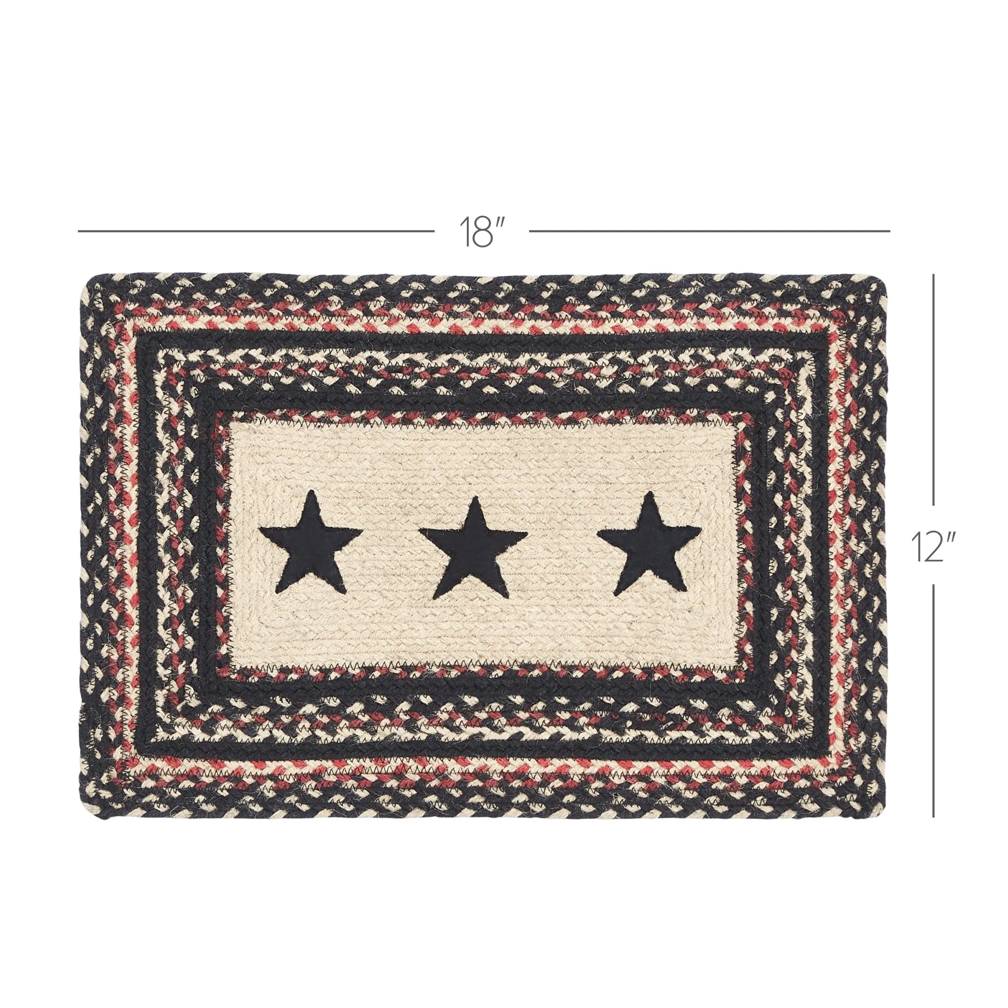 Colonial Star Jute Placemat